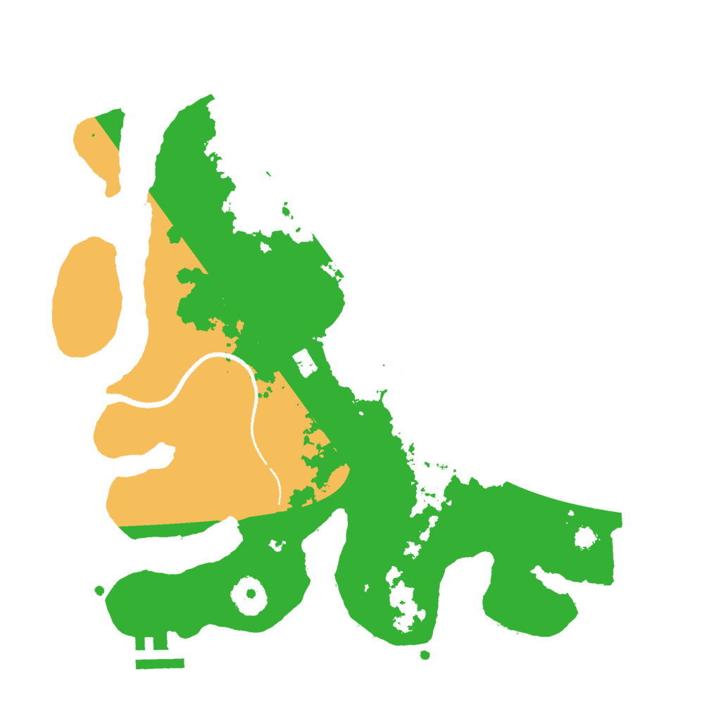 Biome Rust Map: Procedural Map, Size: 3000, Seed: 1156