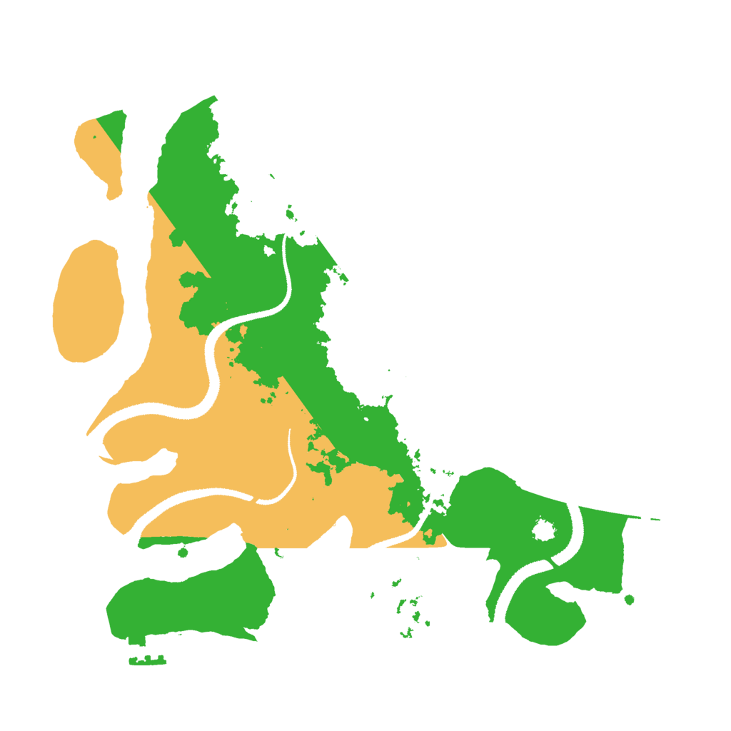 Biome Rust Map: Procedural Map, Size: 3000, Seed: 1156