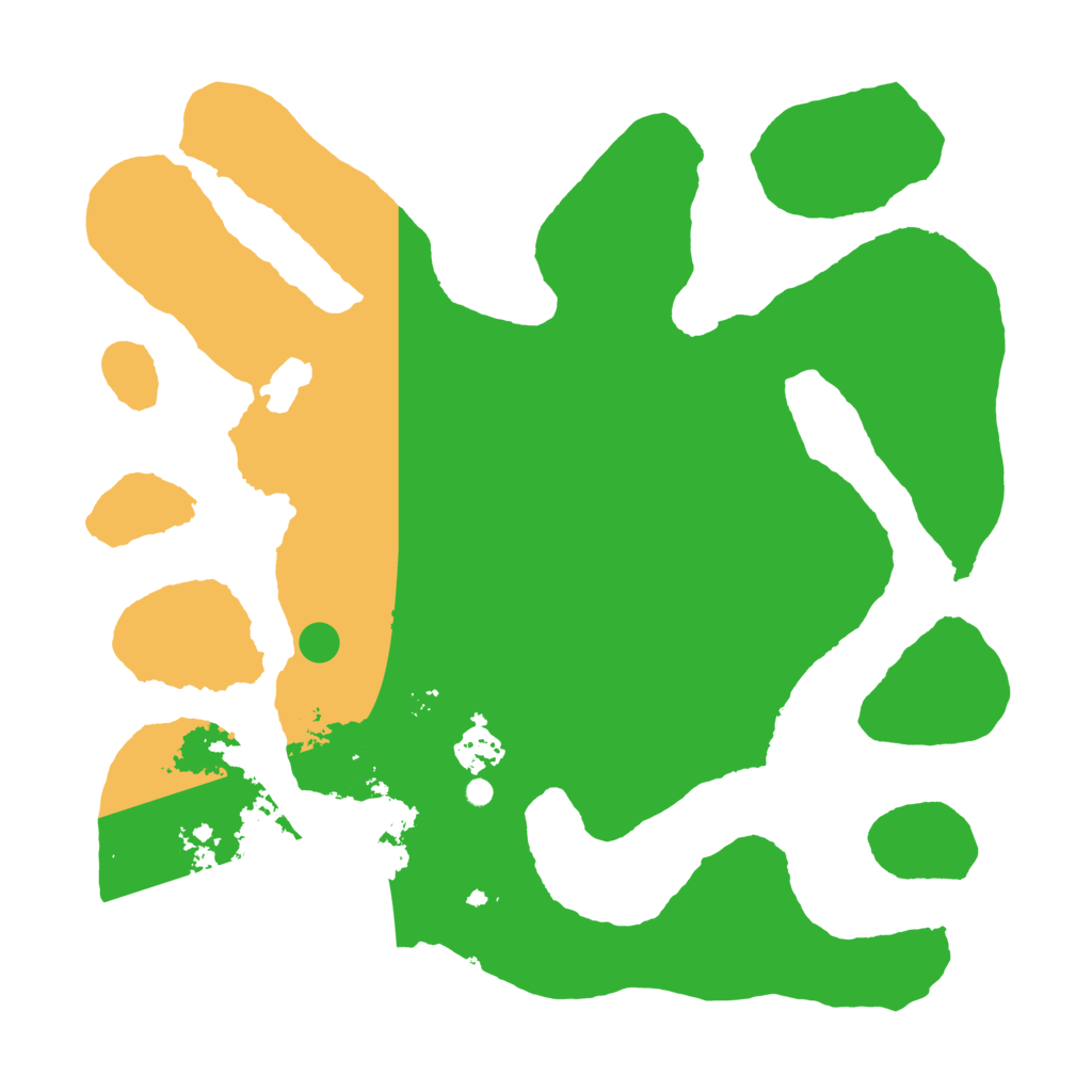 Biome Rust Map: Barren, Size: 3550, Seed: 366759