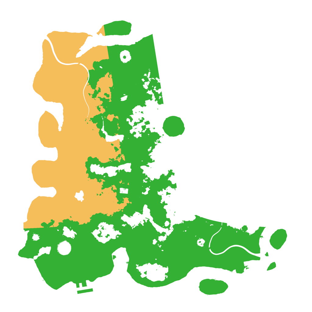 Biome Rust Map: Procedural Map, Size: 4000, Seed: 734307