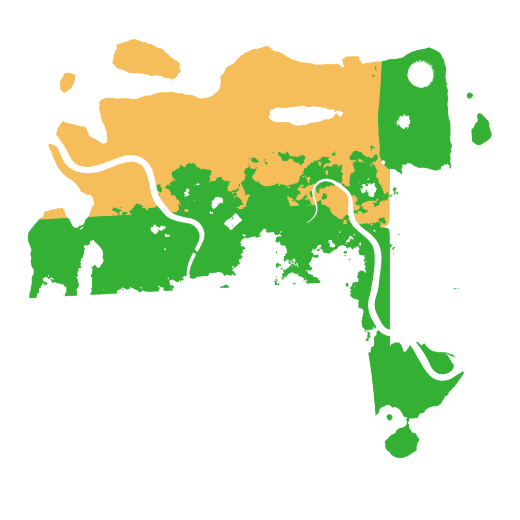Biome Rust Map: Procedural Map, Size: 3500, Seed: 1972195710