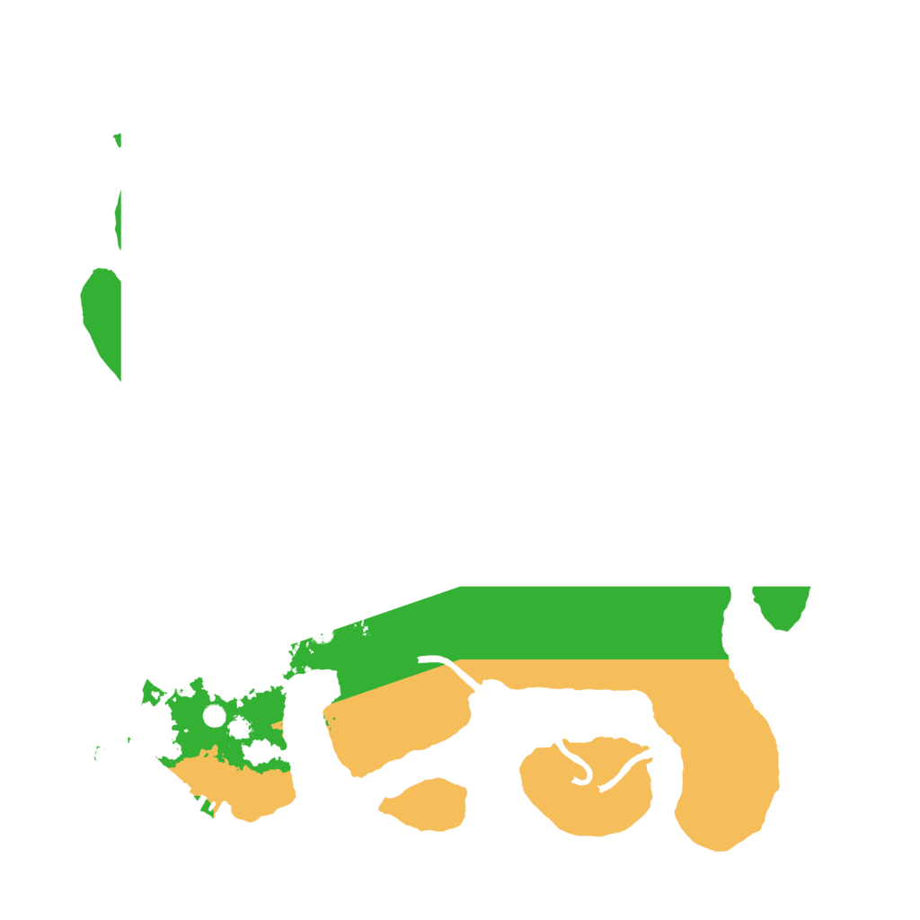 Biome Rust Map: Procedural Map, Size: 3550, Seed: 951106