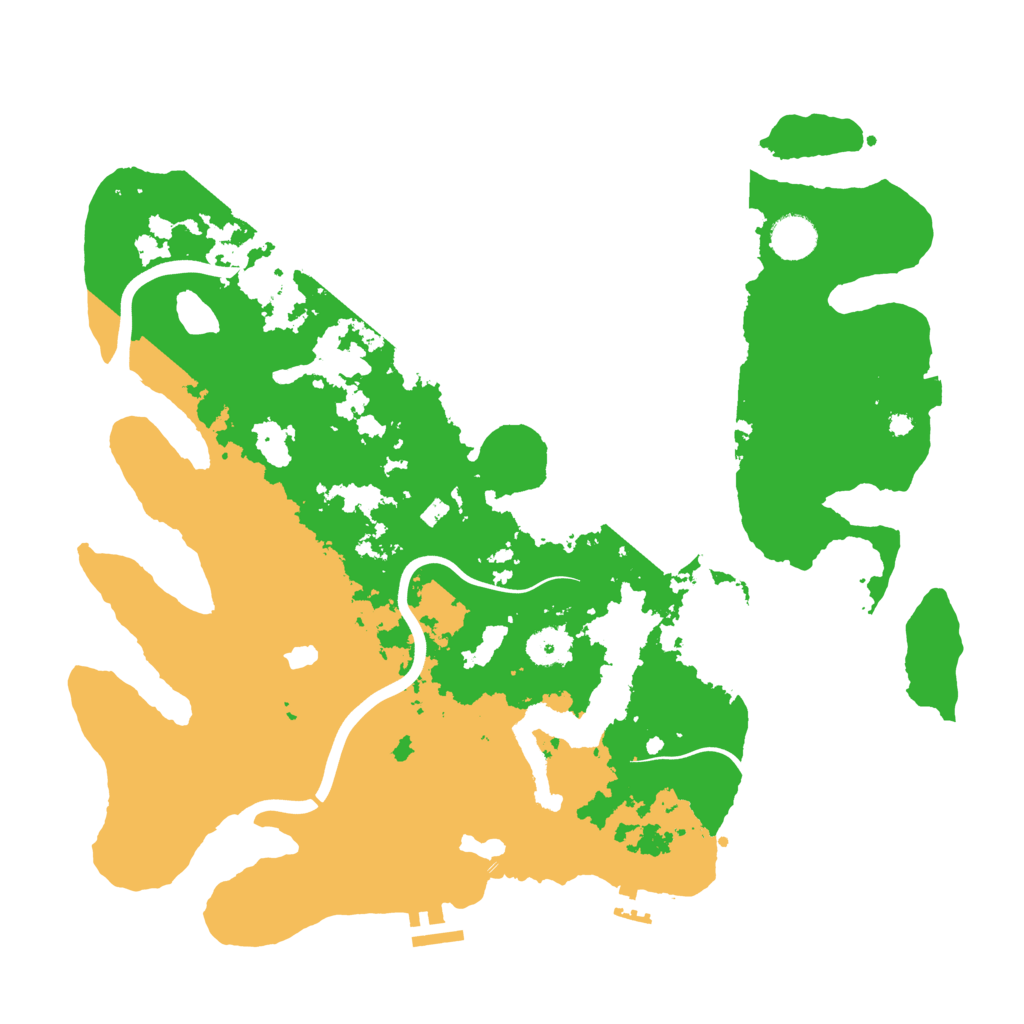 Biome Rust Map: Procedural Map, Size: 4000, Seed: 912318