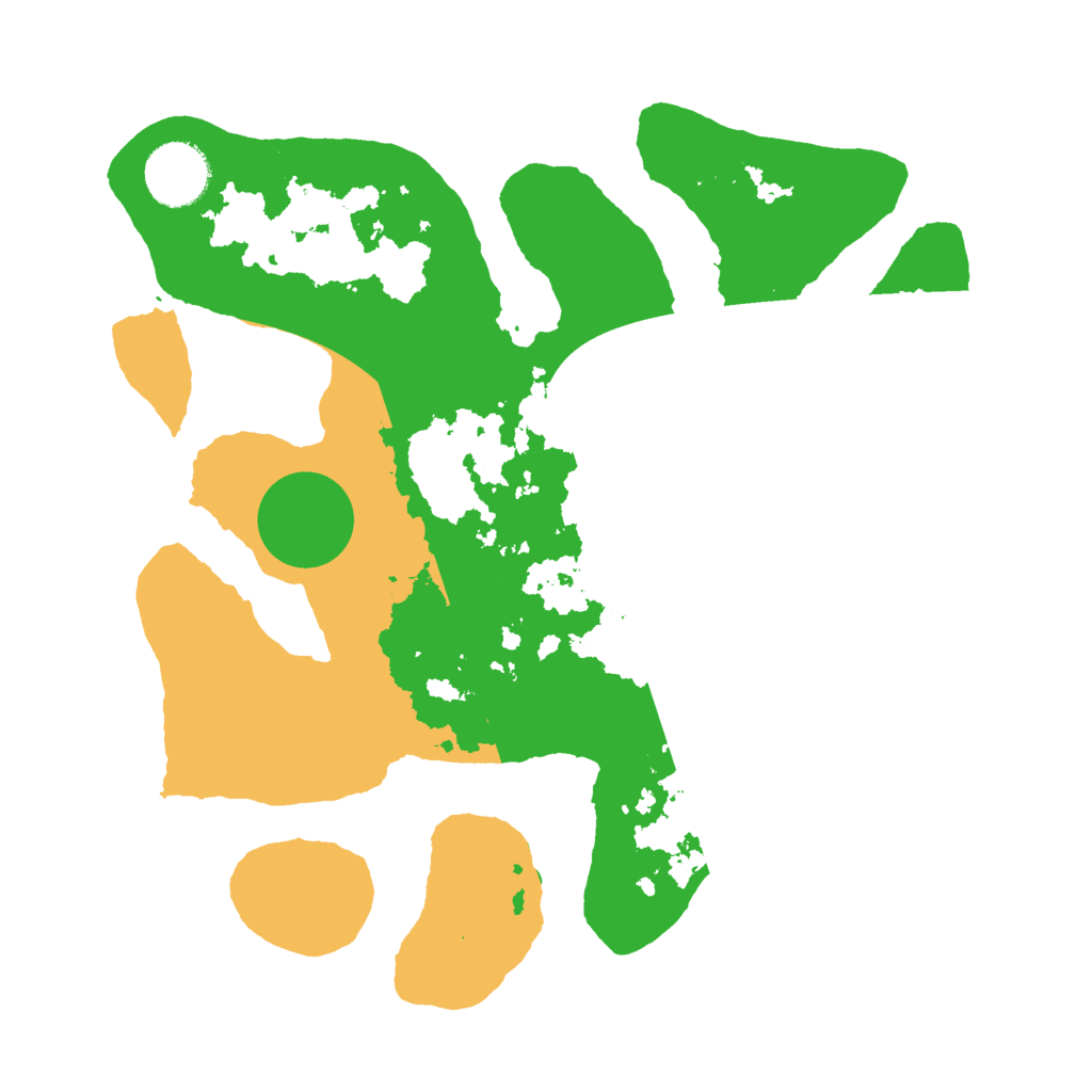 Biome Rust Map: Barren, Size: 3000, Seed: 326