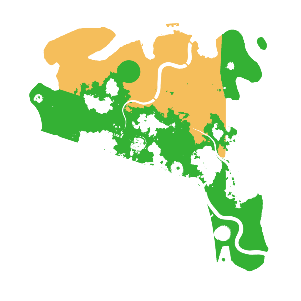 Biome Rust Map: Procedural Map, Size: 3500, Seed: 9874879