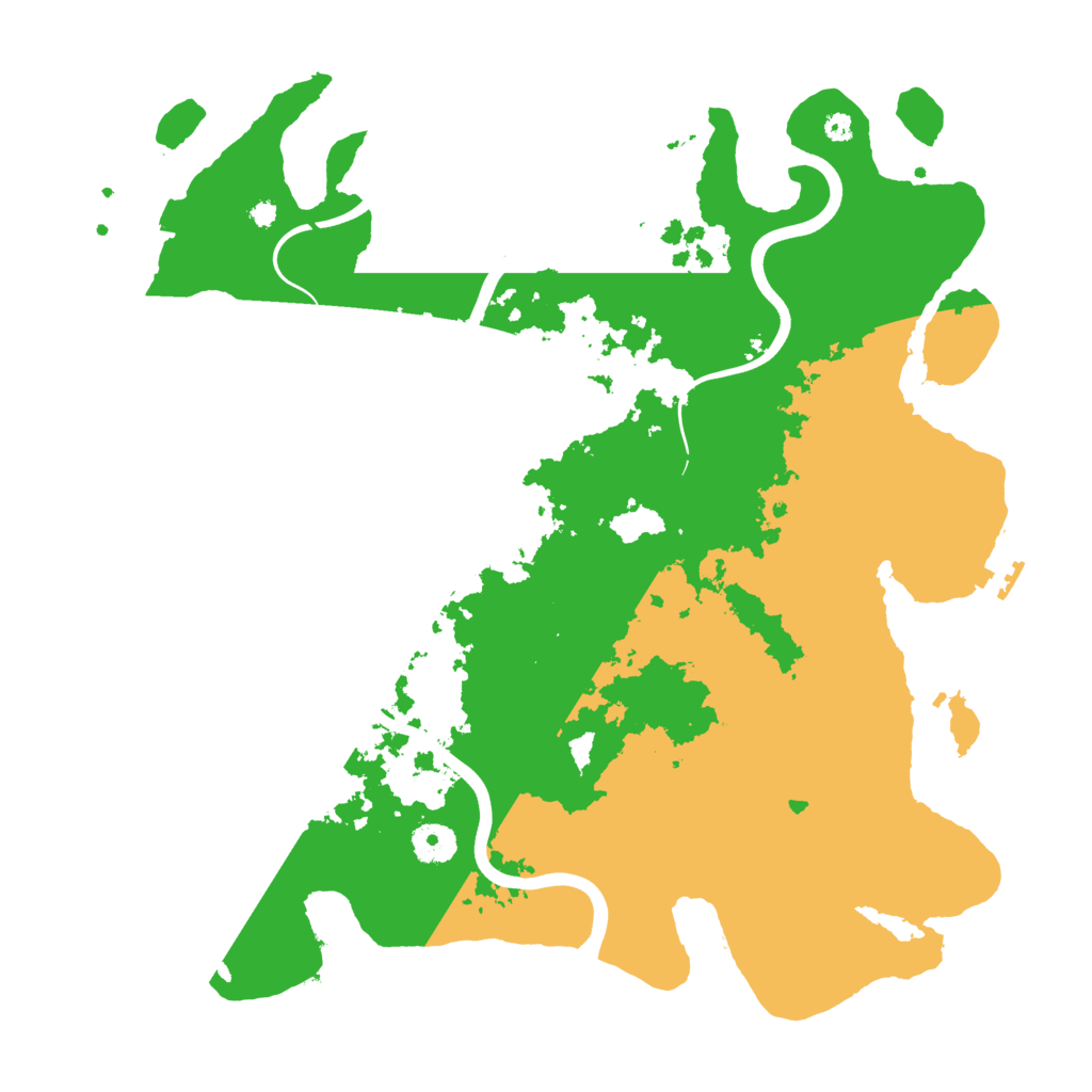 Biome Rust Map: Procedural Map, Size: 3850, Seed: 917920717