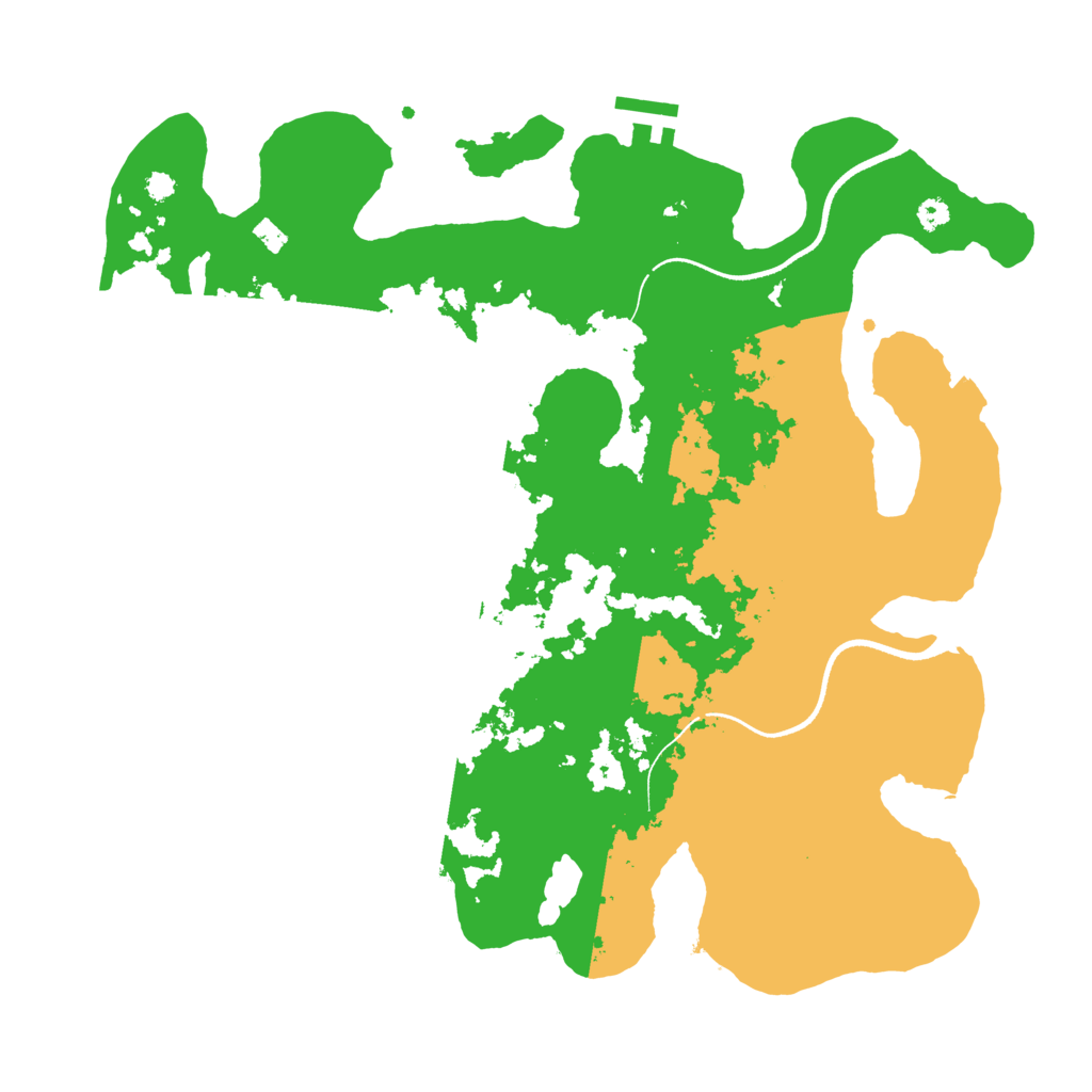 Biome Rust Map: Procedural Map, Size: 3500, Seed: 1135637996