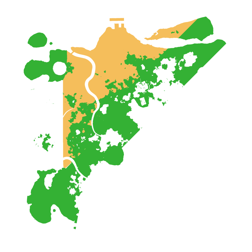 Biome Rust Map: Procedural Map, Size: 3550, Seed: 914586