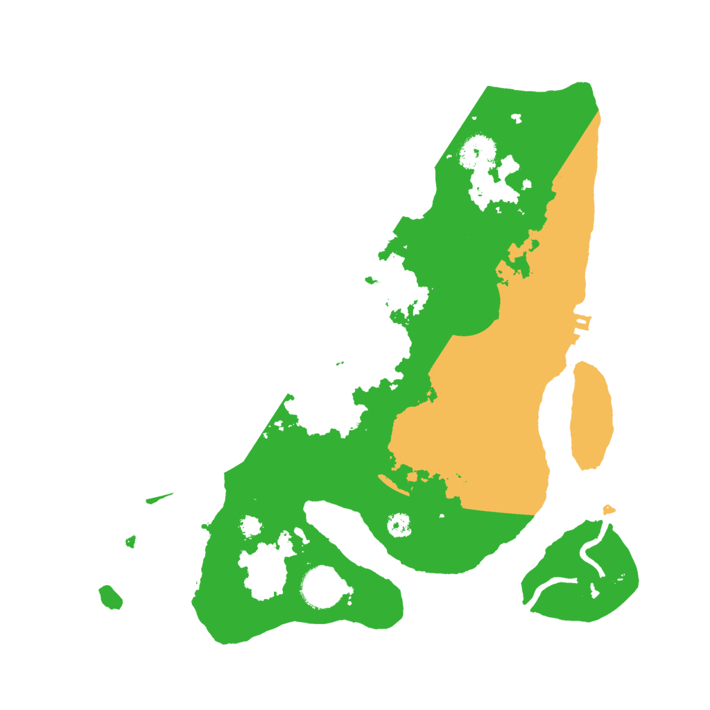 Biome Rust Map: Procedural Map, Size: 3000, Seed: 67545