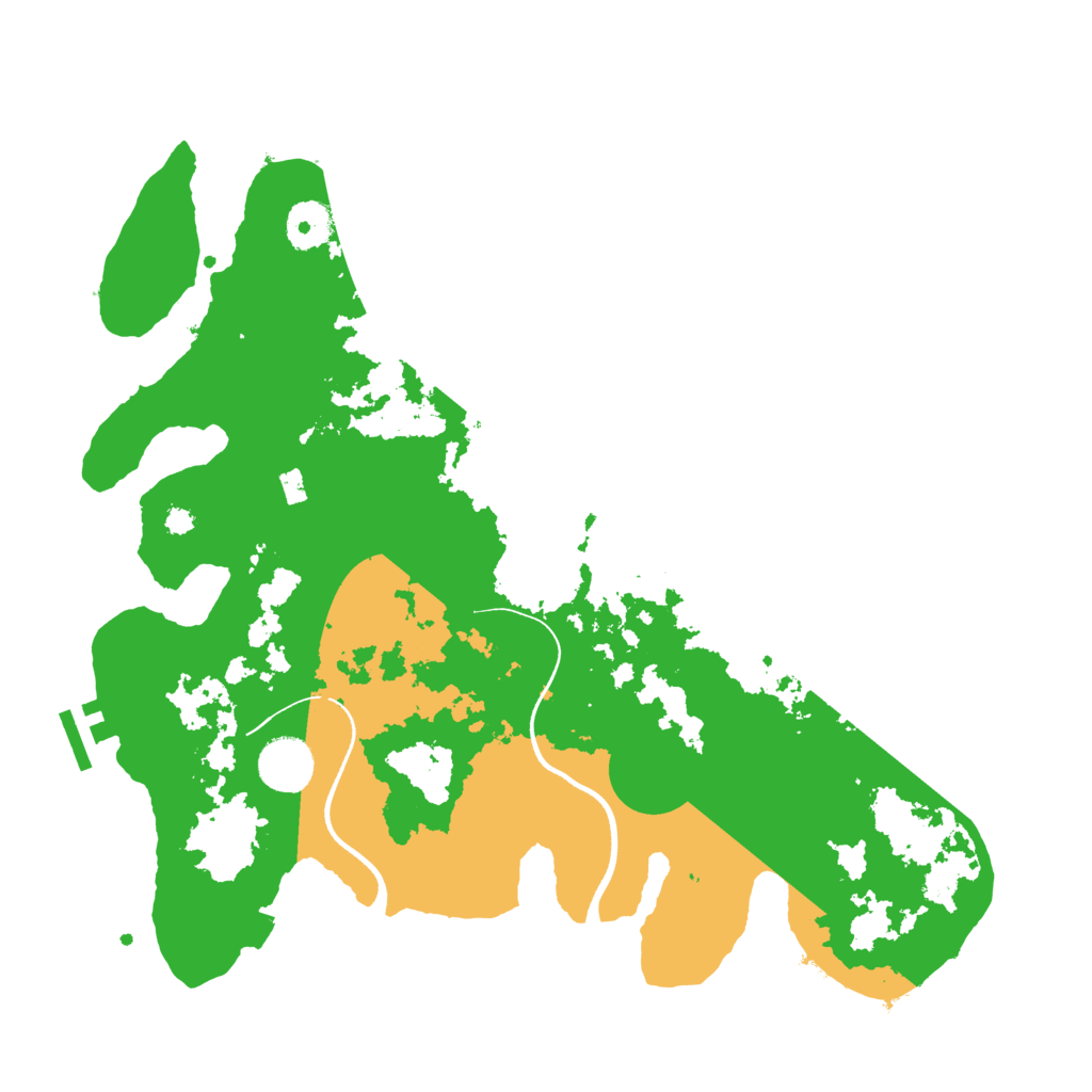 Biome Rust Map: Procedural Map, Size: 3550, Seed: 977055