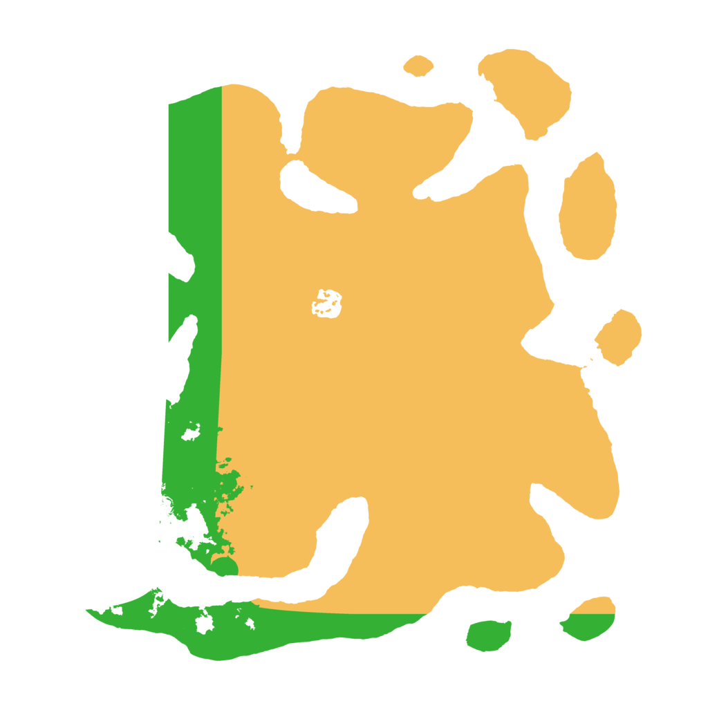 Biome Rust Map: Barren, Size: 3500, Seed: 414605628