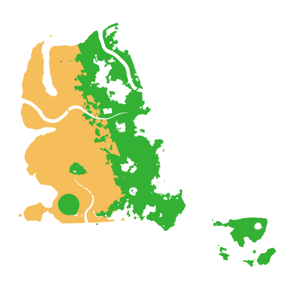 Biome Rust Map: Procedural Map, Size: 3750, Seed: 346634