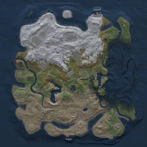 Thumbnail Rust Map: Procedural Map, Size: 4000, Seed: 1123456789, 15 Monuments