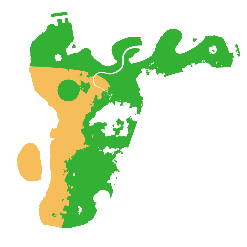 Biome Rust Map: Procedural Map, Size: 3000, Seed: 779870674