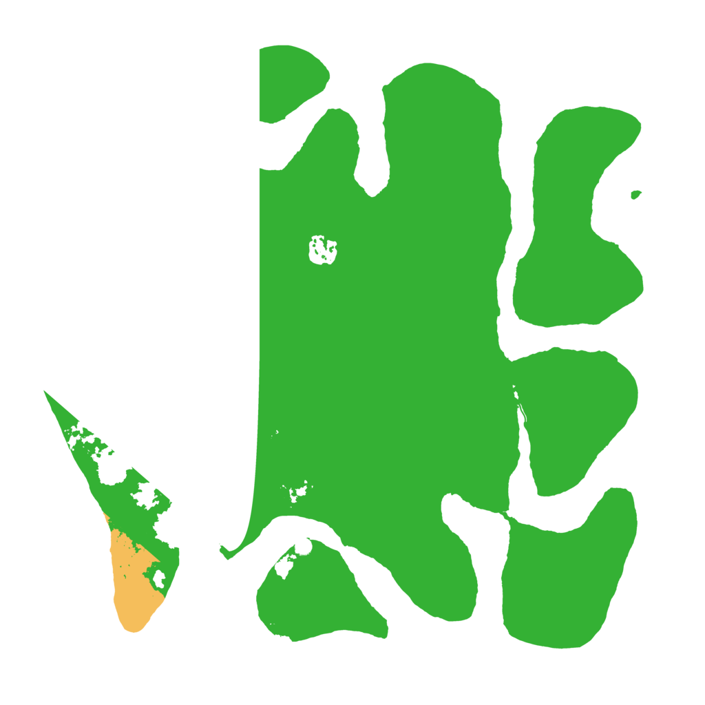 Biome Rust Map: Barren, Size: 3550, Seed: 796124