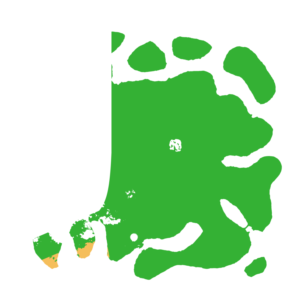 Biome Rust Map: Barren, Size: 3550, Seed: 190112