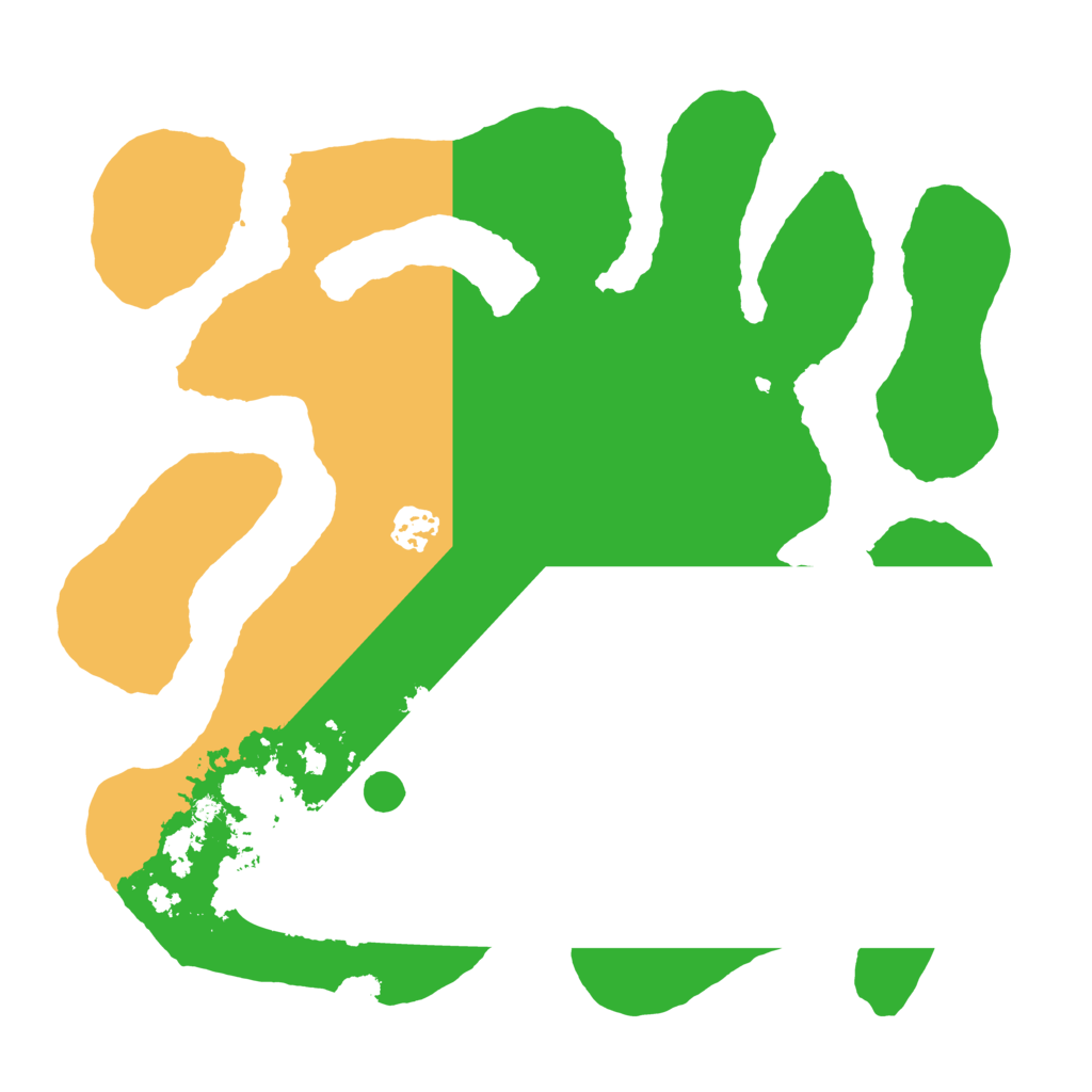 Biome Rust Map: Barren, Size: 3550, Seed: 566805