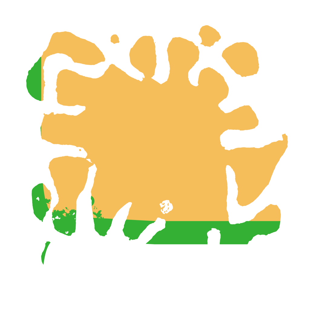 Biome Rust Map: Barren, Size: 3550, Seed: 389936