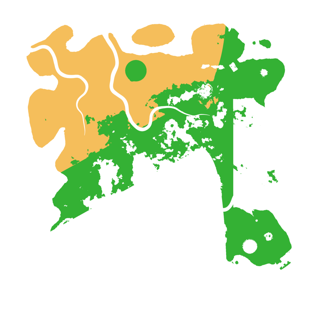 Biome Rust Map: Procedural Map, Size: 3850, Seed: 33573