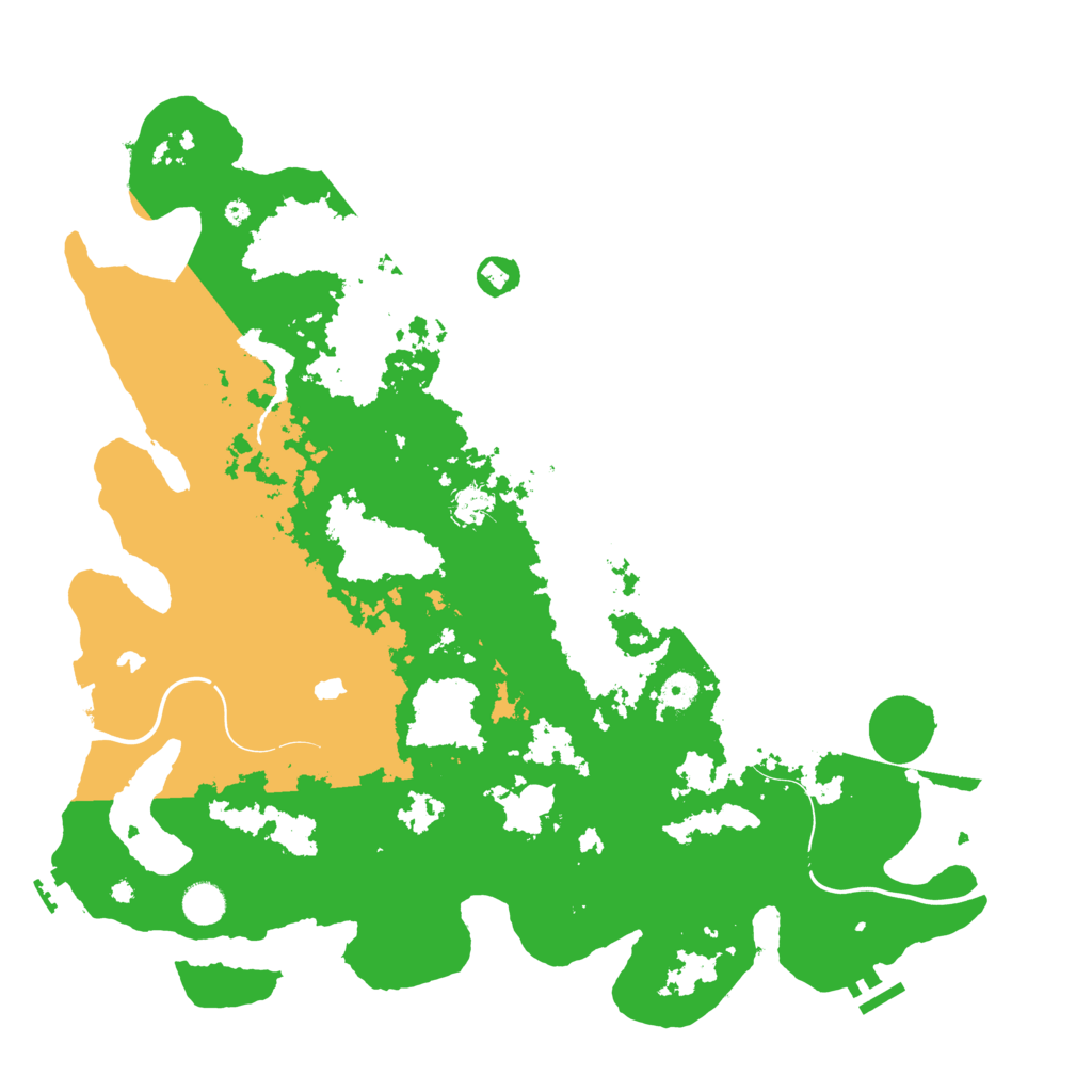 Biome Rust Map: Procedural Map, Size: 4500, Seed: 98394024