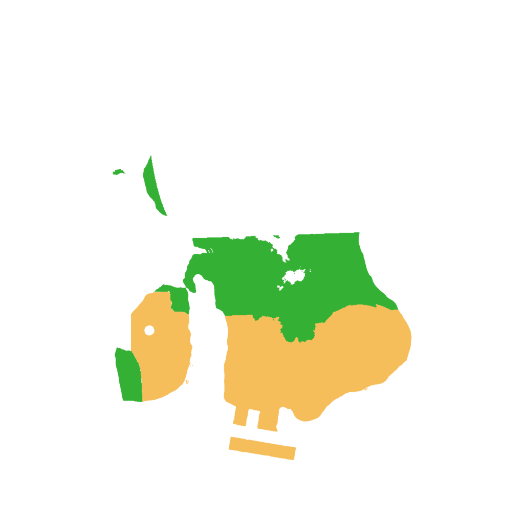 Biome Rust Map: Procedural Map, Size: 1600, Seed: 293586