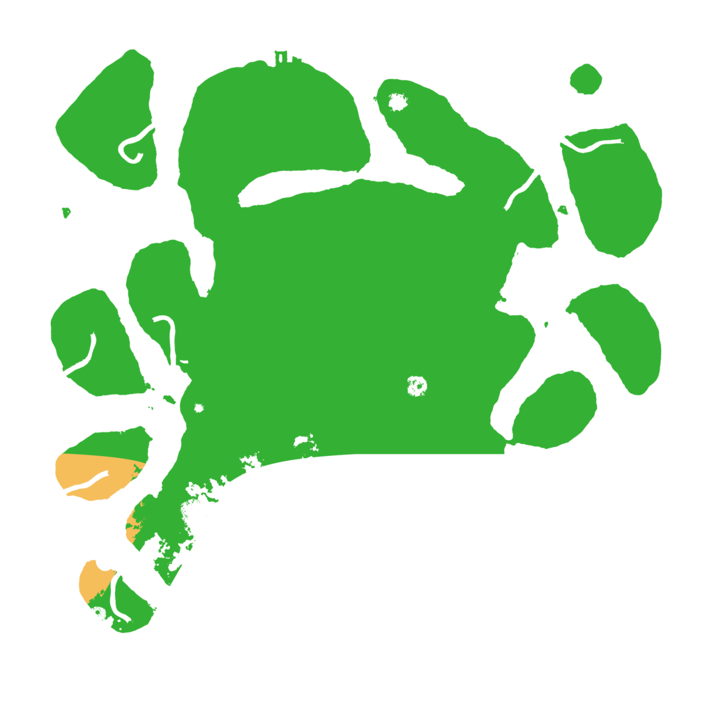 Biome Rust Map: Procedural Map, Size: 3550, Seed: 397460