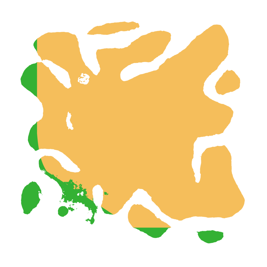 Biome Rust Map: Barren, Size: 3550, Seed: 705092