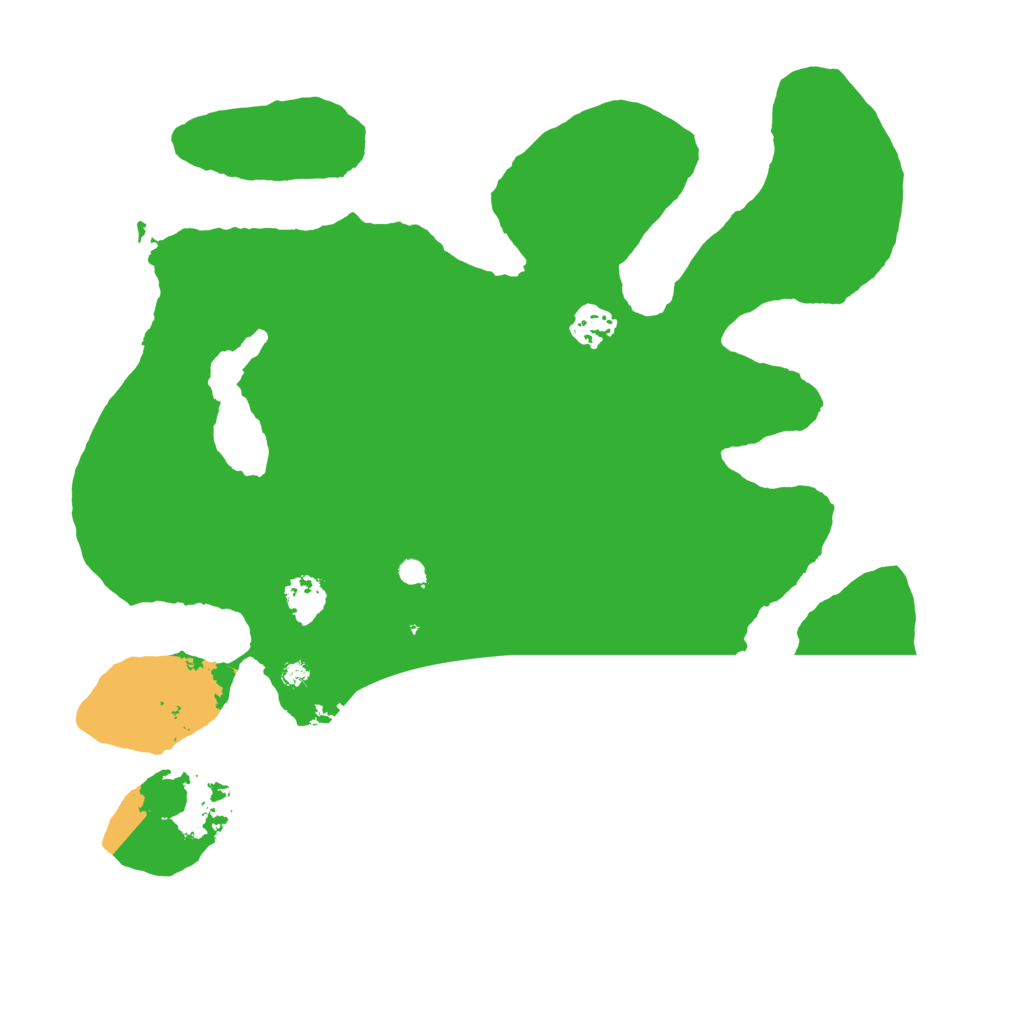 Biome Rust Map: Barren, Size: 3550, Seed: 245820