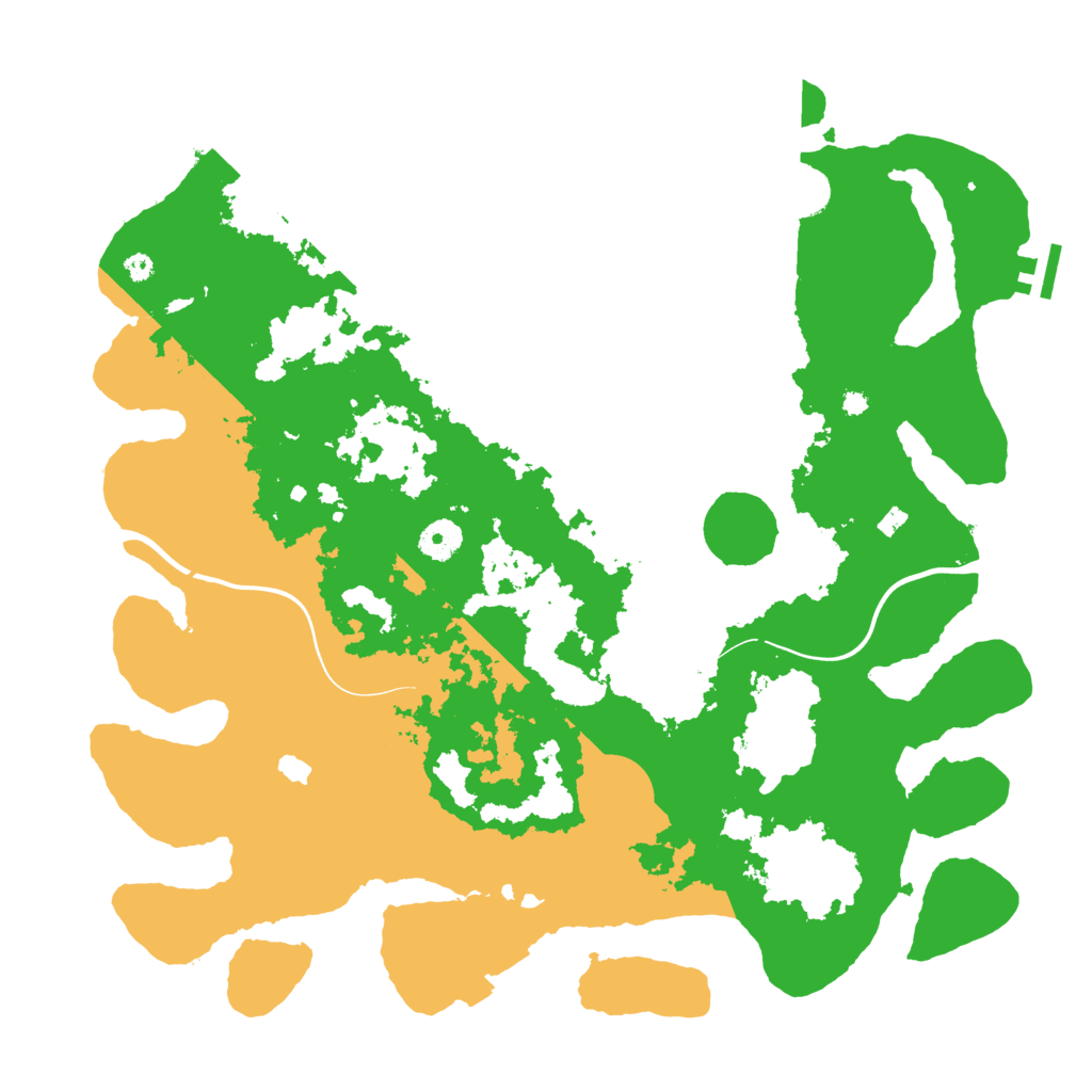 Biome Rust Map: Procedural Map, Size: 4000, Seed: 380591