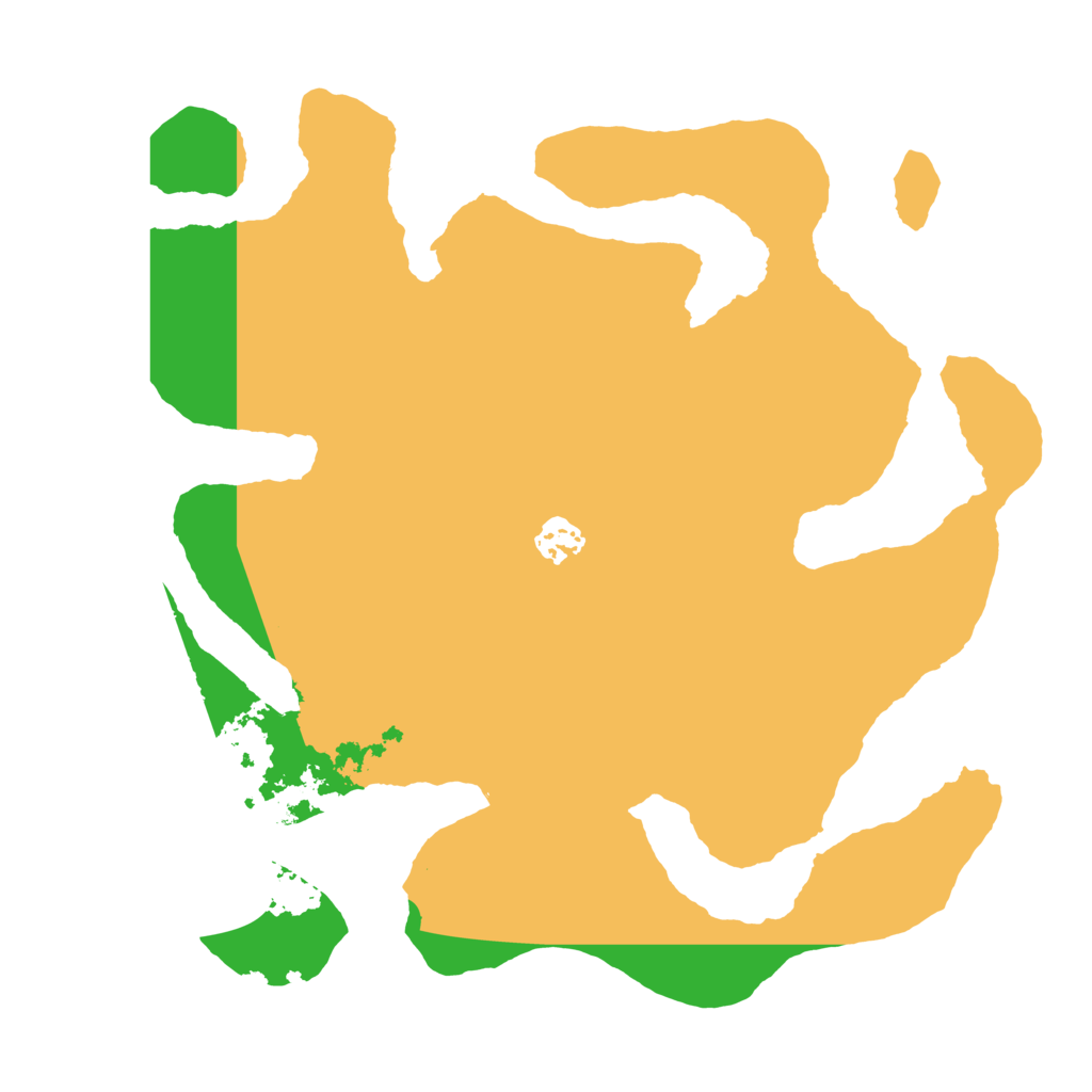 Biome Rust Map: Barren, Size: 3550, Seed: 428924