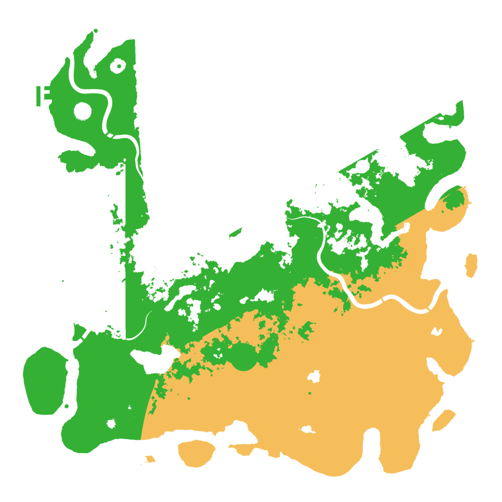 Biome Rust Map: Procedural Map, Size: 5000, Seed: 47294