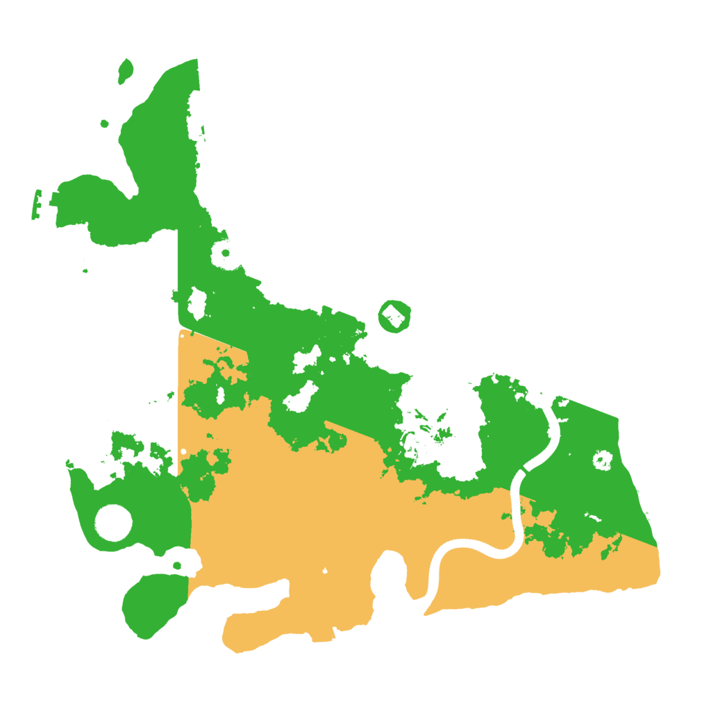 Biome Rust Map: Procedural Map, Size: 3550, Seed: 289054