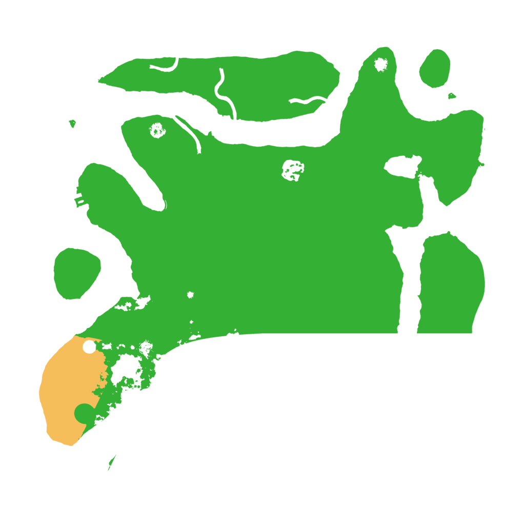 Biome Rust Map: Procedural Map, Size: 3550, Seed: 78414