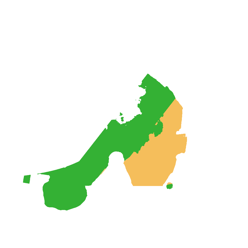 Biome Rust Map: Procedural Map, Size: 1500, Seed: 55