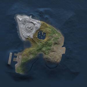 Thumbnail Rust Map: Procedural Map, Size: 1500, Seed: 55, 3 Monuments