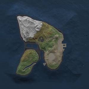 Thumbnail Rust Map: Procedural Map, Size: 1500, Seed: 55, 5 Monuments