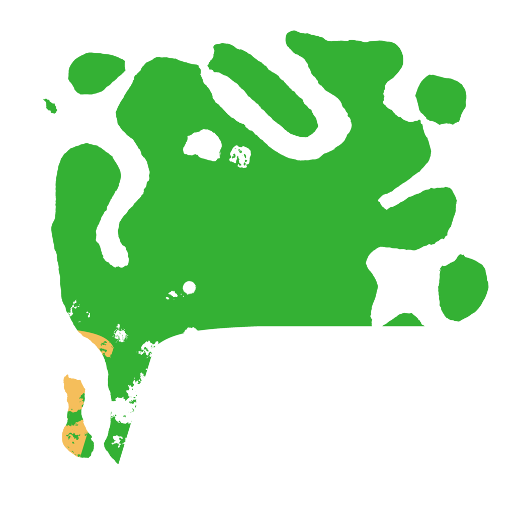 Biome Rust Map: Barren, Size: 3550, Seed: 813397