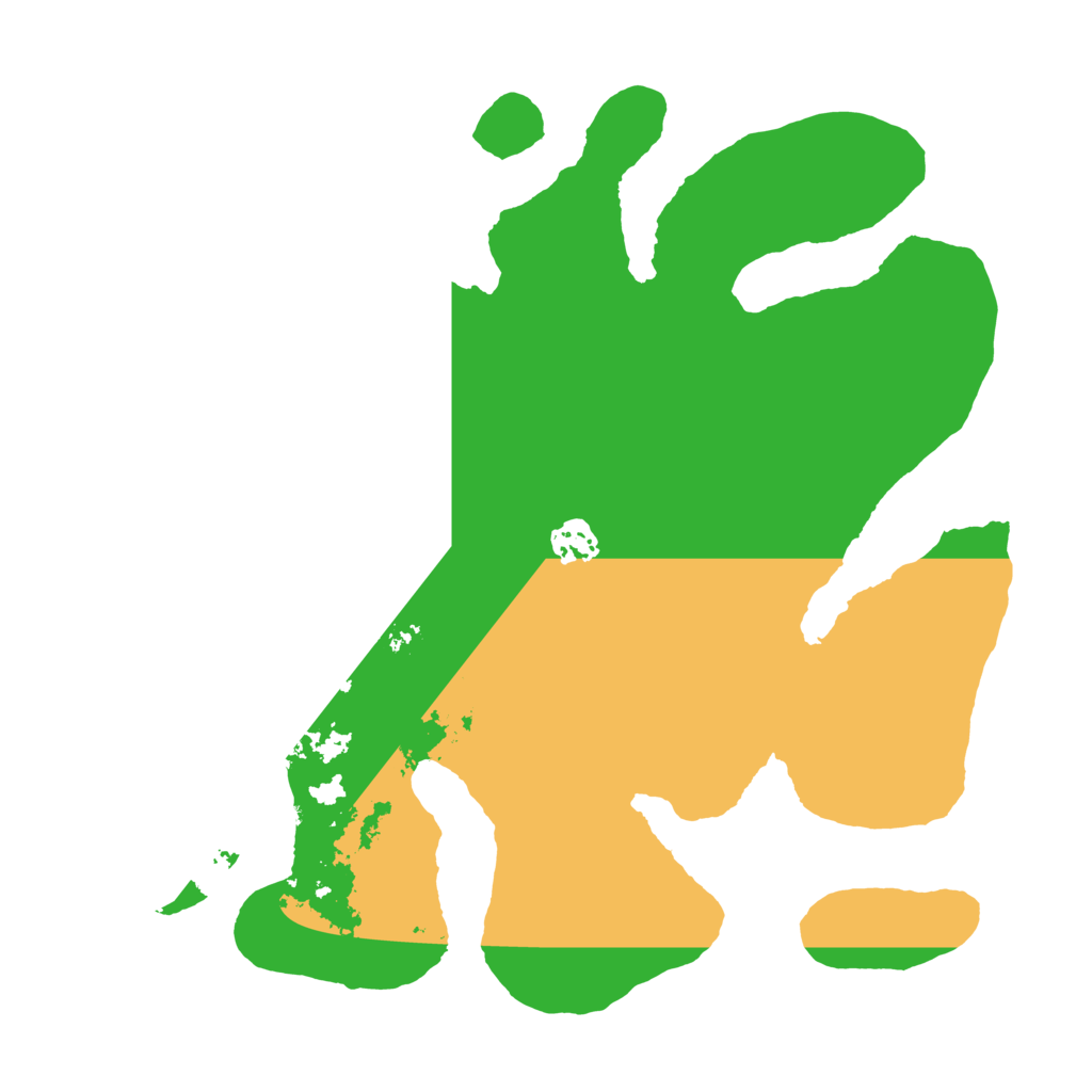 Biome Rust Map: Barren, Size: 3550, Seed: 758917