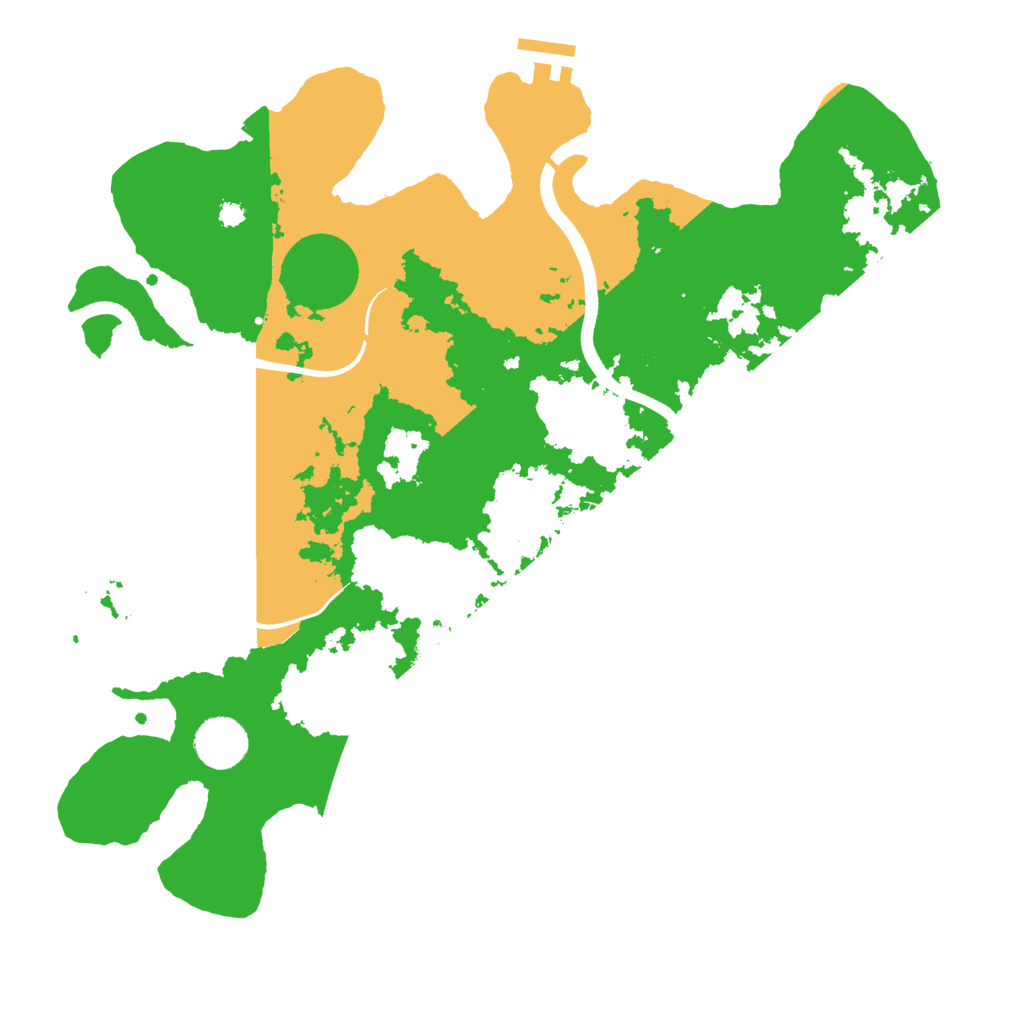 Biome Rust Map: Procedural Map, Size: 3600, Seed: 1966753177