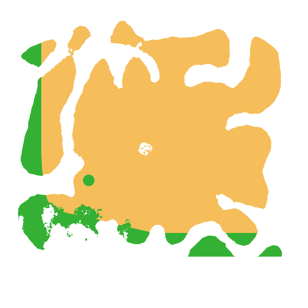 Biome Rust Map: Barren, Size: 3550, Seed: 176490