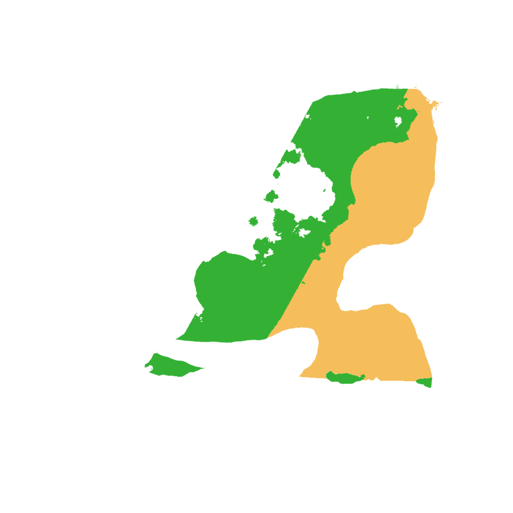 Biome Rust Map: Procedural Map, Size: 2000, Seed: 25979735