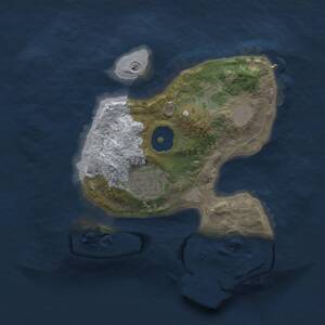 Thumbnail Rust Map: Procedural Map, Size: 2000, Seed: 25979735, 3 Monuments