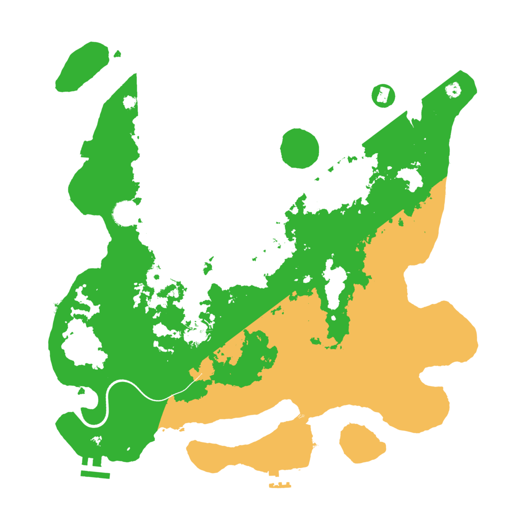 Biome Rust Map: Procedural Map, Size: 3550, Seed: 716241
