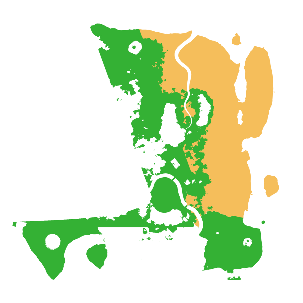 Biome Rust Map: Procedural Map, Size: 3500, Seed: 1847031608