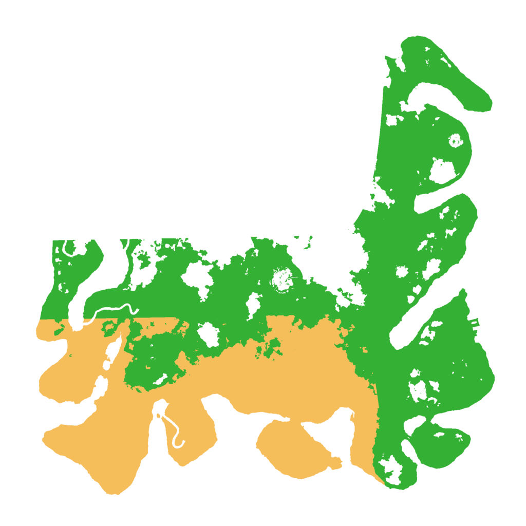 Biome Rust Map: Procedural Map, Size: 4000, Seed: 5432