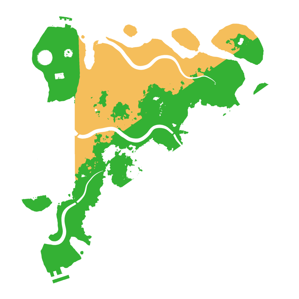 Biome Rust Map: Procedural Map, Size: 3500, Seed: 2071651289