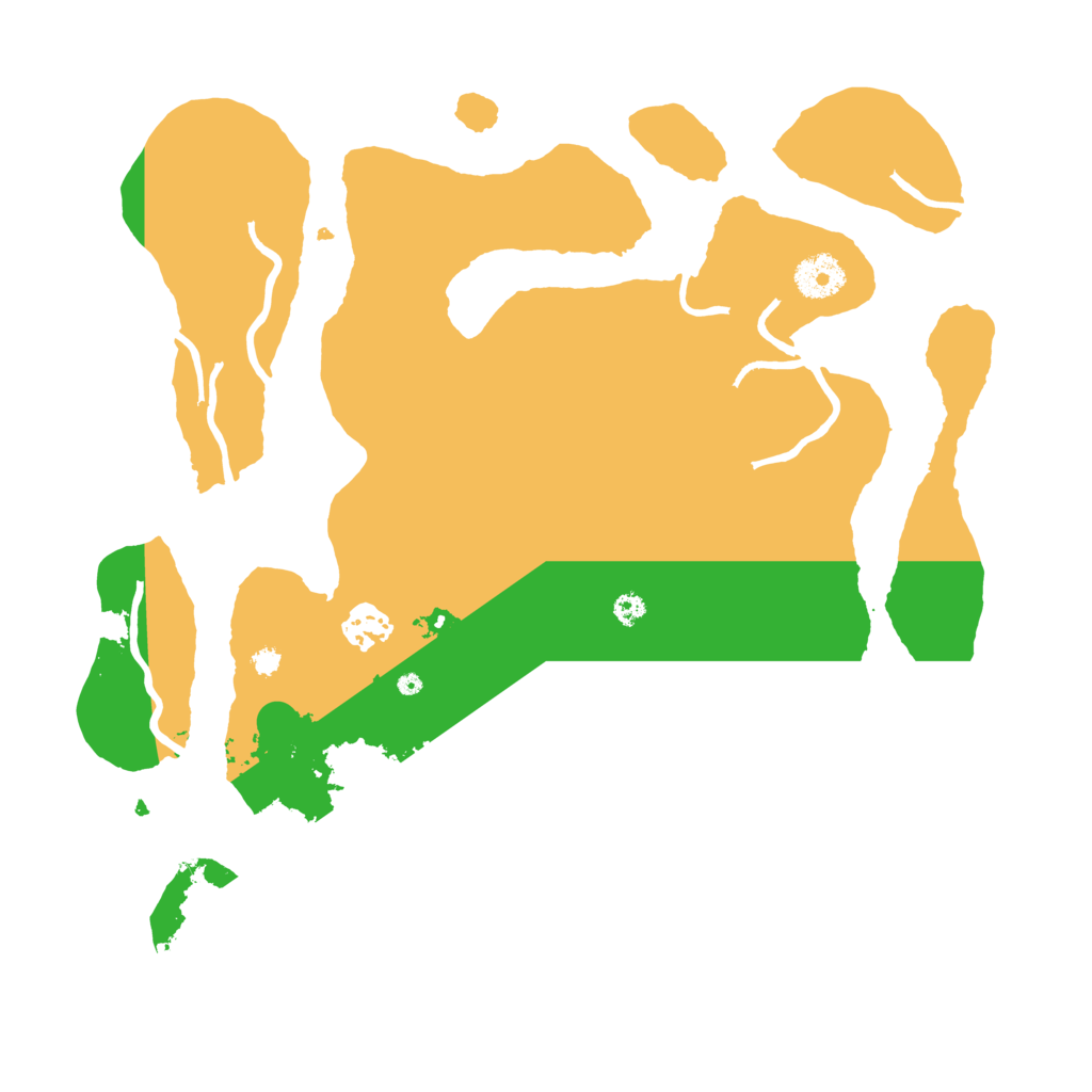 Biome Rust Map: Procedural Map, Size: 3500, Seed: 2071651289