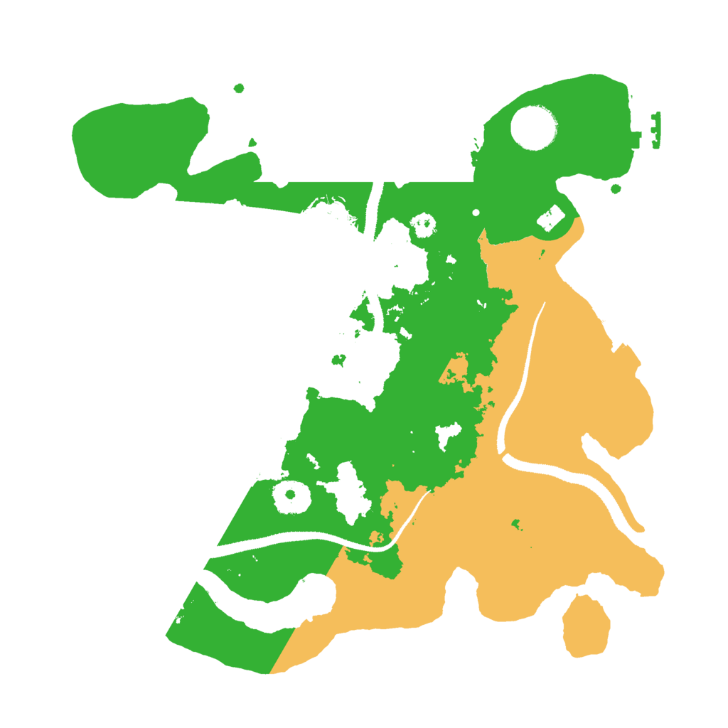 Biome Rust Map: Procedural Map, Size: 3000, Seed: 1106514995