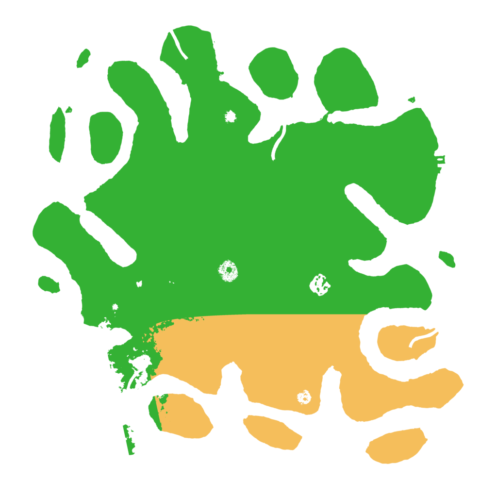 Biome Rust Map: Procedural Map, Size: 3700, Seed: 12221