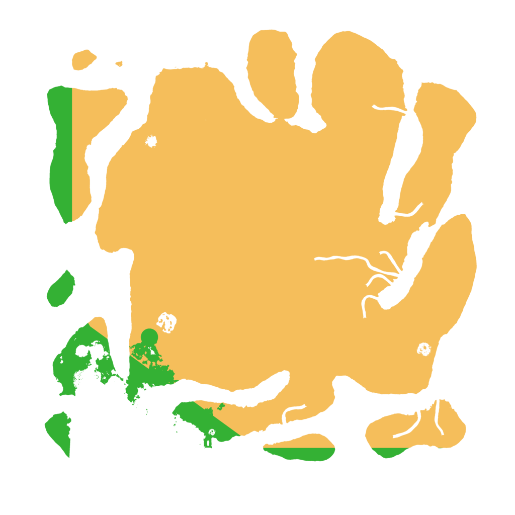 Biome Rust Map: Procedural Map, Size: 3950, Seed: 727200702